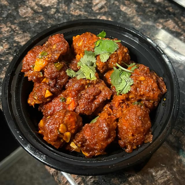 Chicken Manchurian.