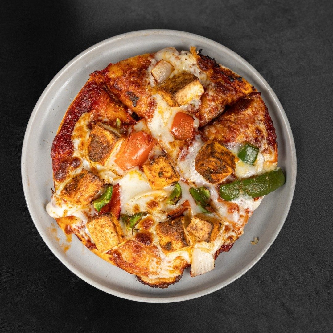 Paneer Tikka Pizza.
